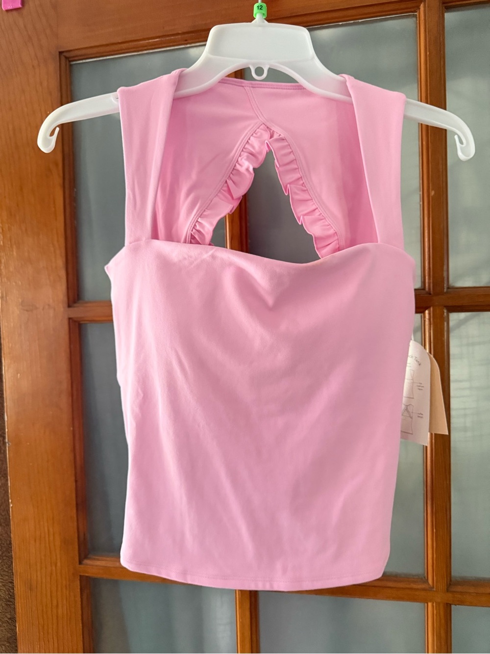 Blogilates Womens Ruffle Back Tank Top - Picture 3 of 9
